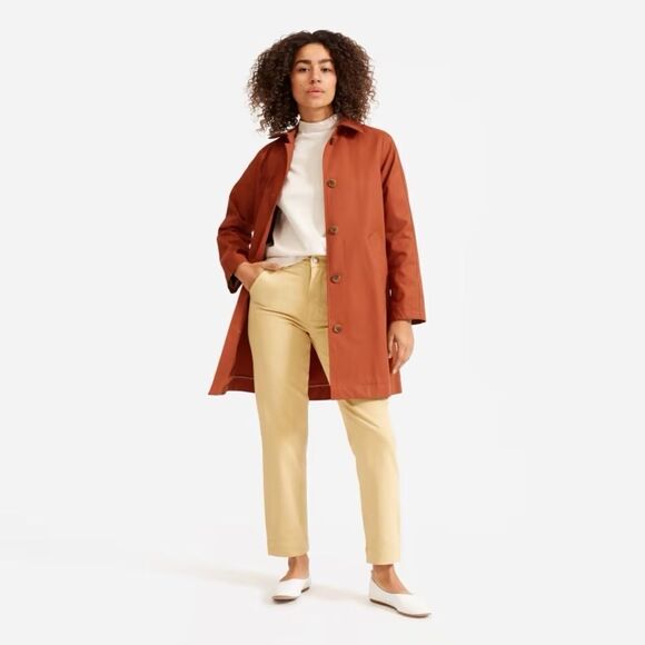 NWT Everlane The Straight Leg Crop High Rise Pants in Hemp 20 / 20T - Picture 2 of 8